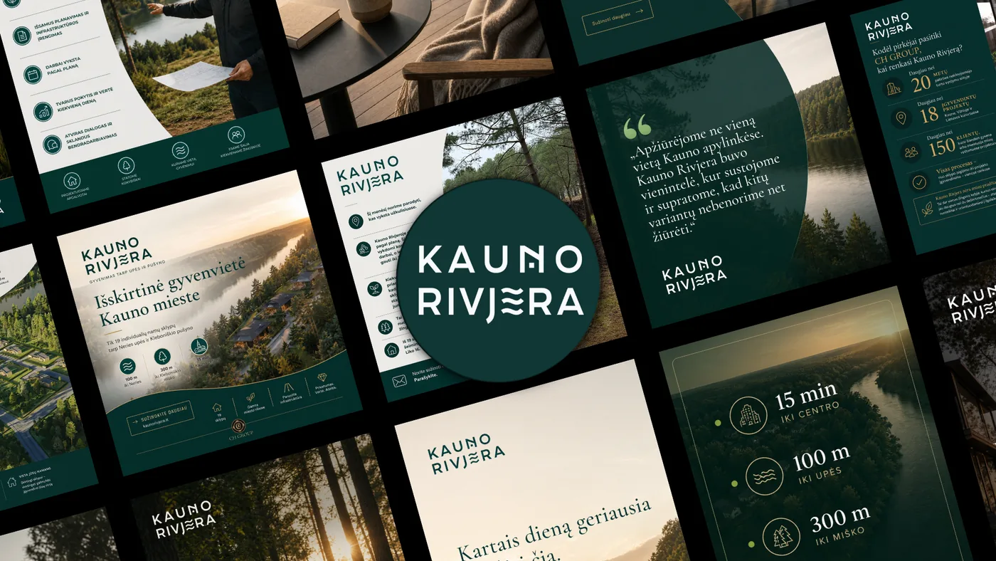 Kauno Rivjera social media content