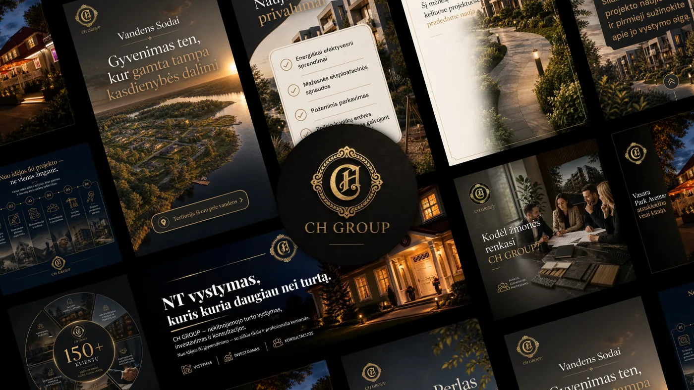 CH Group social media content