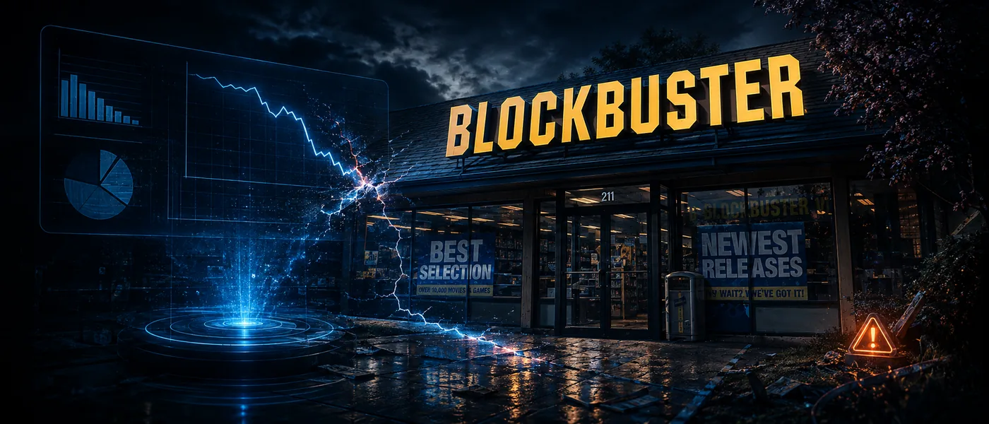 Blockbuster Didn't Die Because of Netflix — The Real Diagnosis