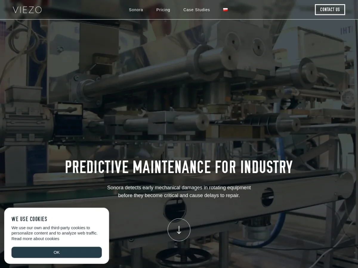 Viezo website screenshot